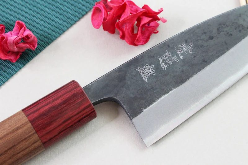 Couteau de chef japonais artisanal Wusaki Yuzo BS2 12cm