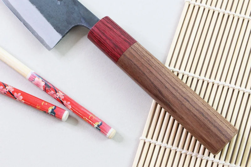 Couteau de chef japonais artisanal Wusaki Yuzo BS2 12cm