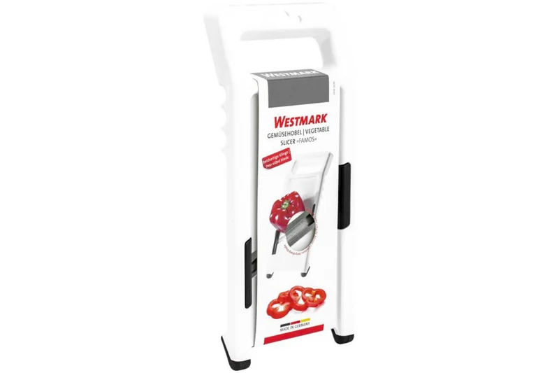 Mandoline Westmark Famos blanche lame à double tranchant