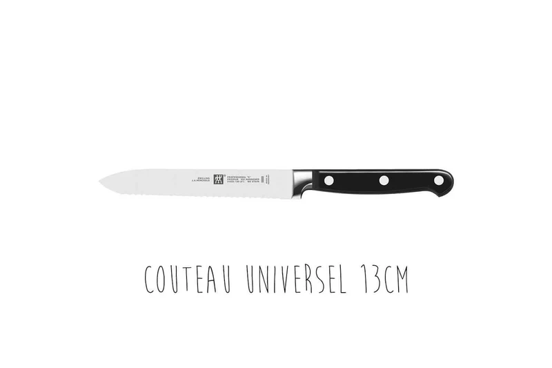 Bloc couteaux hêtre 7 pièces Zwilling Professionnal S lames forgées