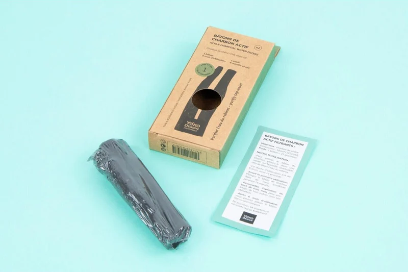Lot de 2 charbons Yoko Design purificateurs d'eau