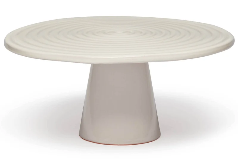 Plateau de présentation 25cm Dutch Deluxes en céramique blanche