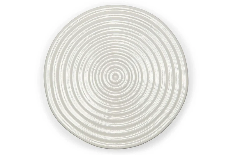 Plateau de présentation 25cm Dutch Deluxes en céramique blanche