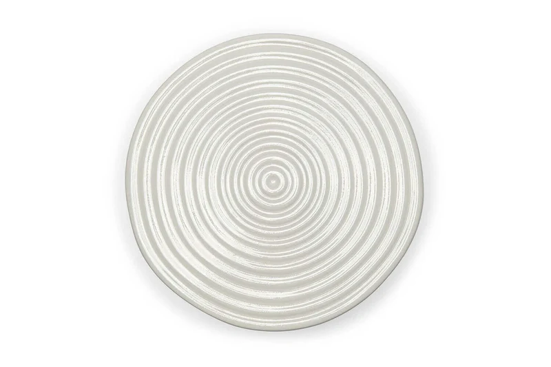 Plateau de présentation ø20cm Dutch Deluxes en céramique blanche