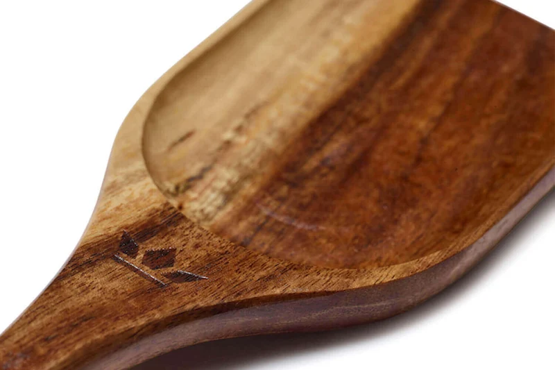 Spatule pour goûter et servir Dutchdeluxes bois d'acacia 33,5 x 7 cm