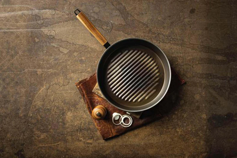 Poêle grill Beka Nomad en acier carbone 28cm
