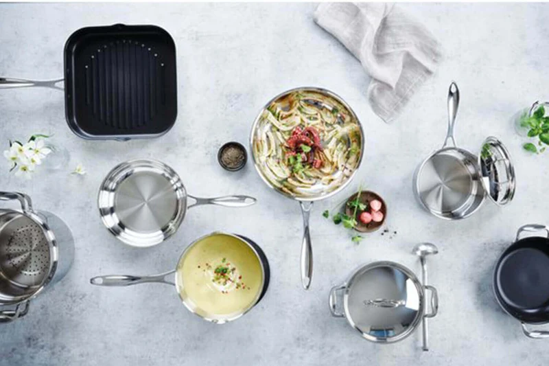 Set de 4 casseroles Beka Chef en inox 14, 16, 18 et 20cm