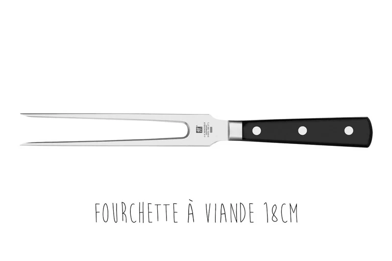 Coffret à découper Zwilling Professional S forgé Fourchette à viande et couteau à trancher