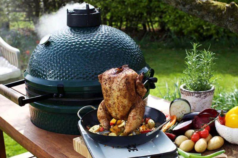Support à rôtir vertical Big Green Egg pour poulet