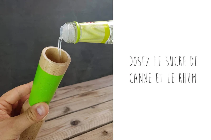 Pilon doseur Cookut We Are Mojito 4 en 1 en bois 28cm