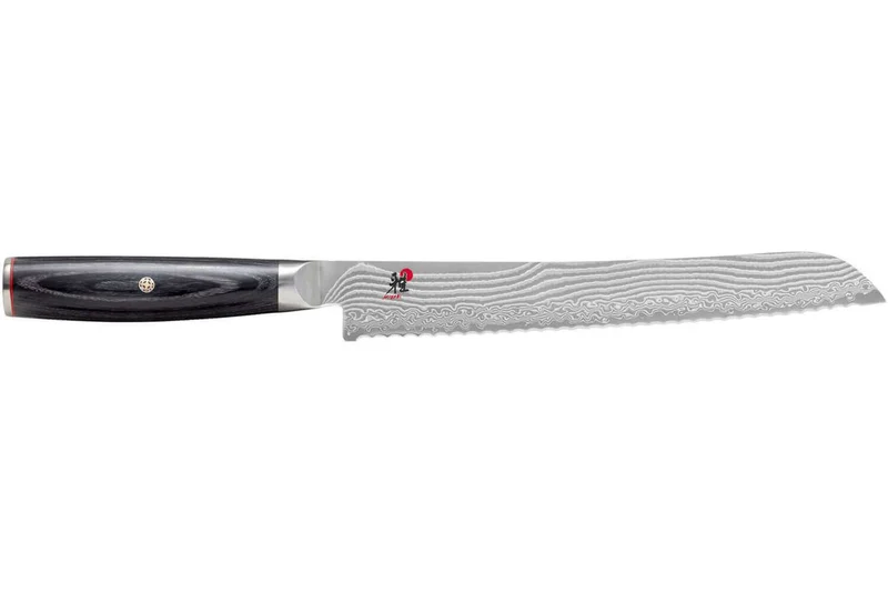 Couteau à pain japonais Miyabi 5000FCD lame 24cm damas 48 couches manche pakkawood