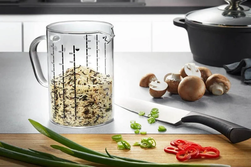 Verre doseur Gefu Meti en verre borosilicate