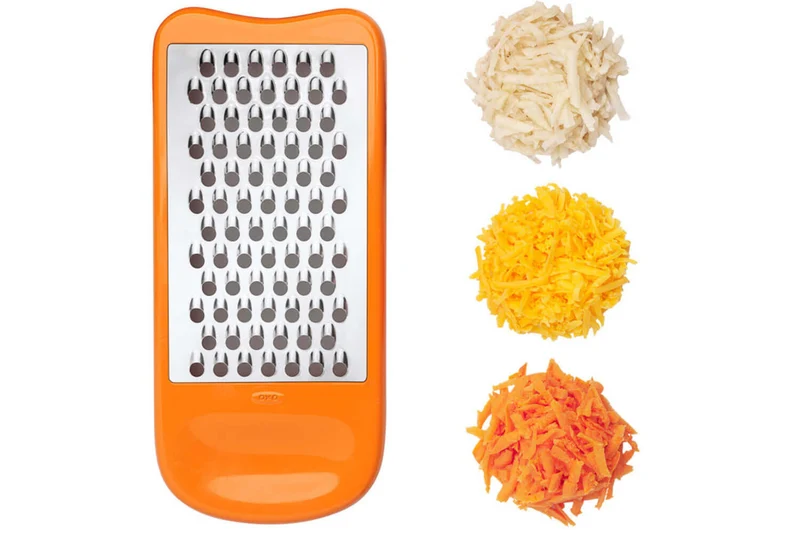 Set 2 râpes + 1 éminceur + 1 spiralizer avec récupérateur OXO