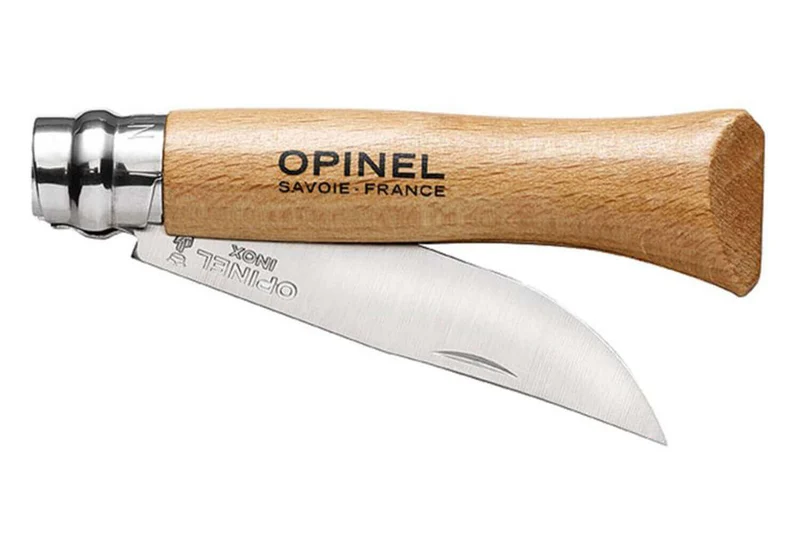 Couteau Opinel traditionnel N°06 lame 7cm virole tournante manche en hêtre