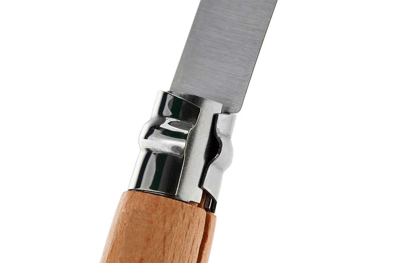 Couteau Opinel traditionnel N°06 lame 7cm virole tournante manche en hêtre