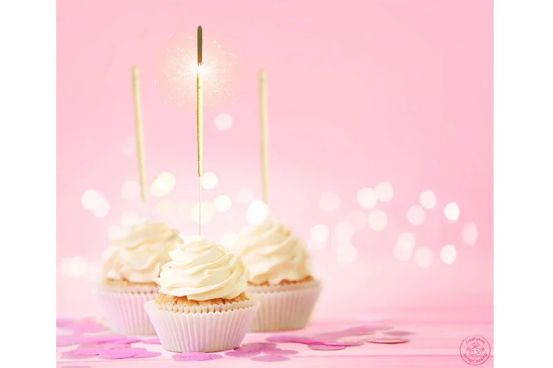 Set de 6 cierges magiques Scrapcooking dorés