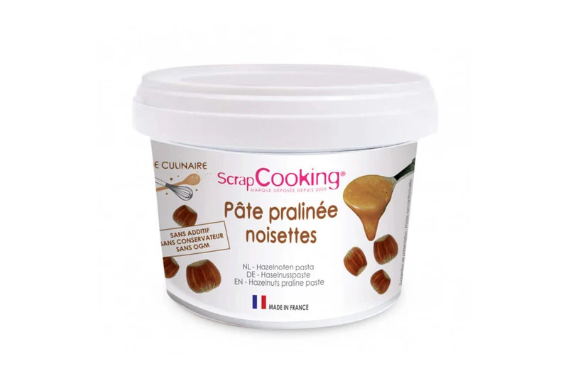 Pâte pralinée de noisettes Scrapcooking 200g