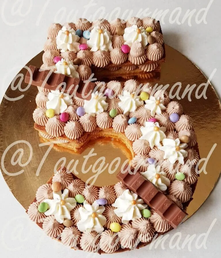 Kit number cake Scrapcooking 9 chiffres - Réutilisable