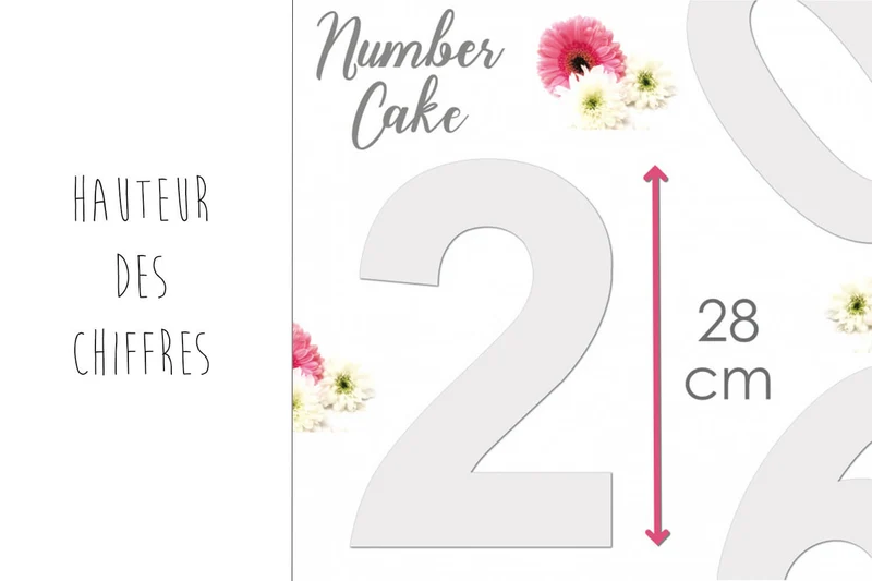 Kit number cake Scrapcooking 9 chiffres - Réutilisable