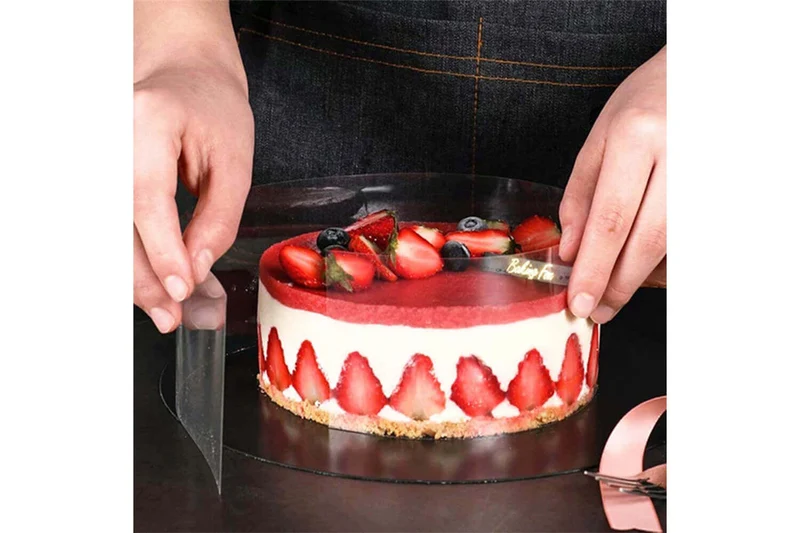 Ruban rhodoïde pour entremets Scrapcooking 3m - H4cm réutilisable