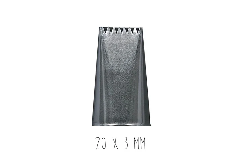 Douille à bûche plate De Buyer inox