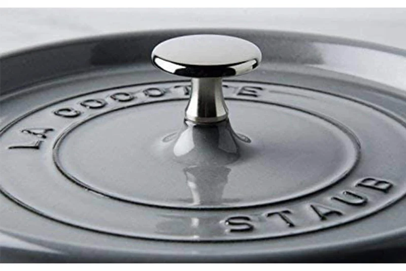 Cocotte STAUB ovale en fonte émaillée gris graphite