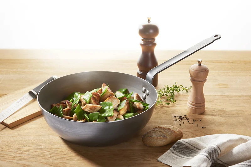 Moulin à poivre De Buyer Java 14cm en bois avec mécanisme en métal