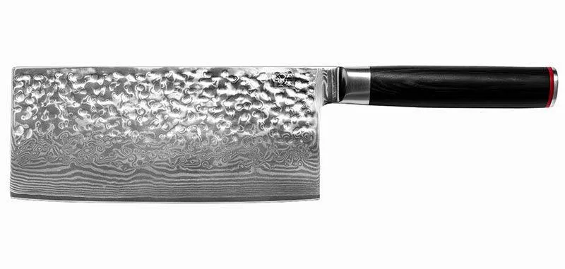 Couteau de cuisine damas hachoir kotai style japonais
