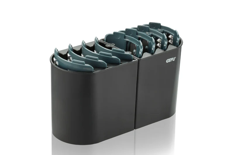 Râpe à tambour Gefu Click avec 5 inserts de lame en acier inox