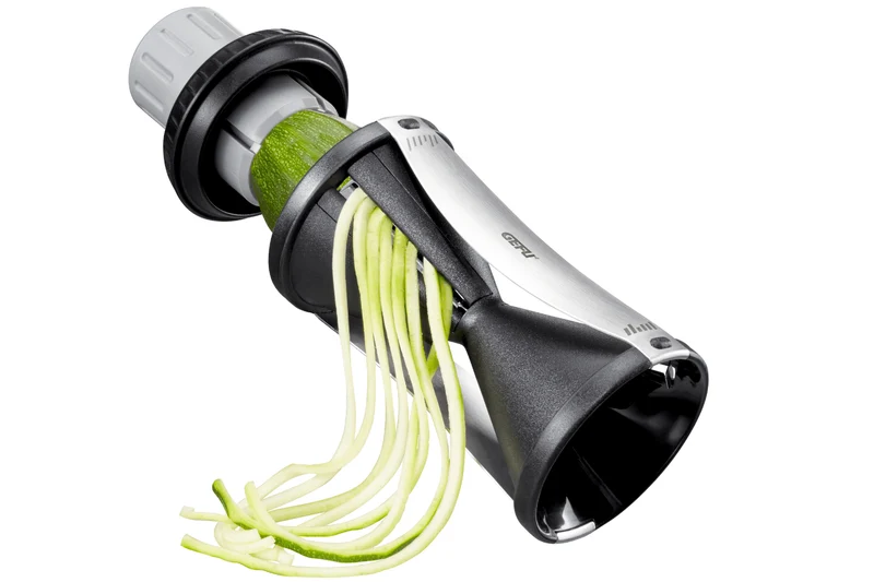 Taille-légumes spaghettis Gefu Spirelli en acier inox et polymère