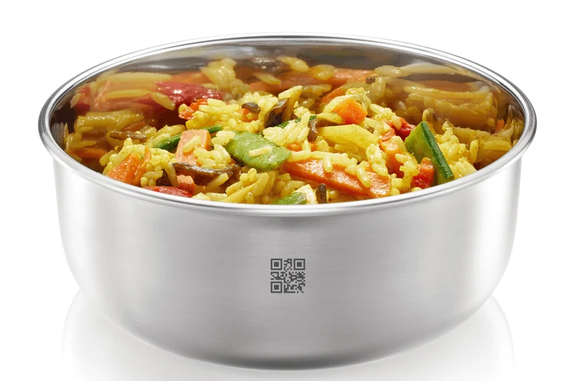 Boîte de conservation Gefu Provido ronde 1000ml en acier inox