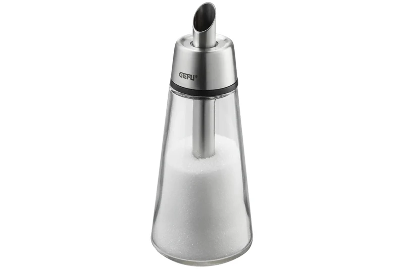 Sucrier doseur Gefu Brunch en verre et acier inoxydable