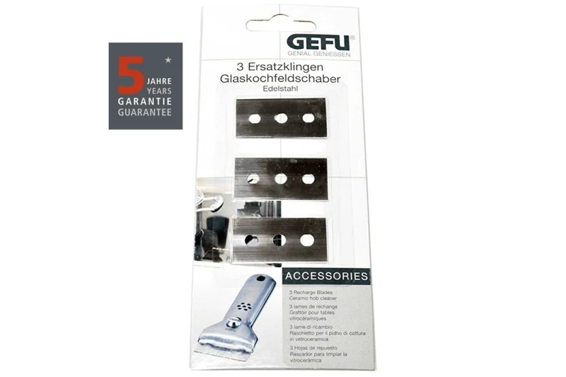 Set de 3 lames de rechange Gefu RESERV pour le grattoir de tables de cuisson