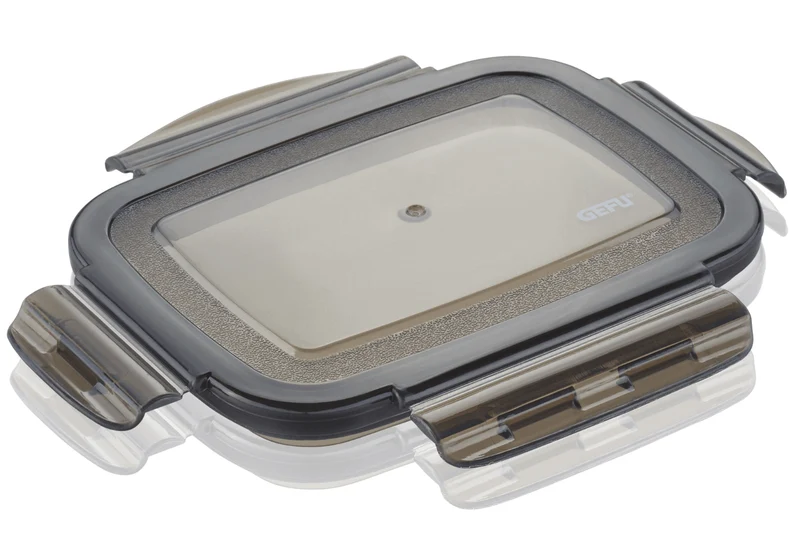 Set de 3 boîtes de conservation au frais Gefu Preppo en acier inox / polymère / silicone