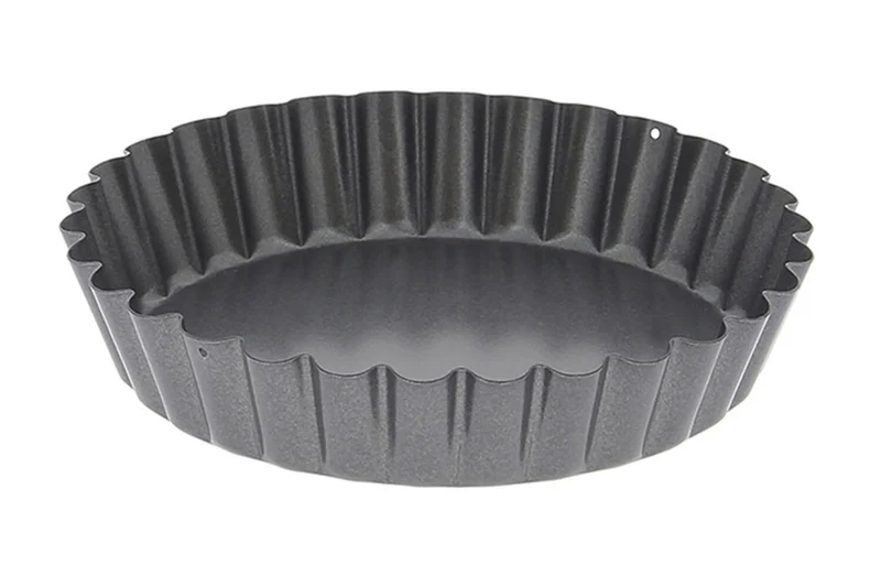 Moule à tartelette De Buyer cannelé fond fixe