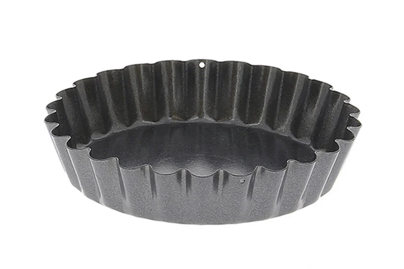 Moule à tartelette De Buyer cannelé fond fixe