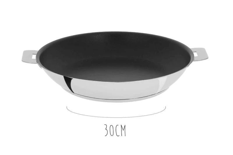 Poêle antiadhérente Cristel Mutine Amovible Exceliss en inox
