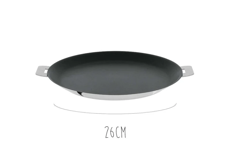 Crêpière antiadhérente Cristel Mutine Amovible Exceliss en inox