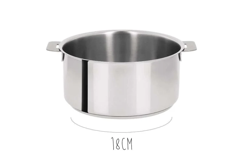 Casserole Cristel Mutine Amovible en inox