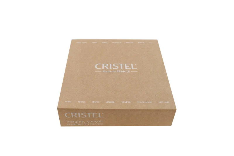 Couvercle en verre bombé Cristel Platine