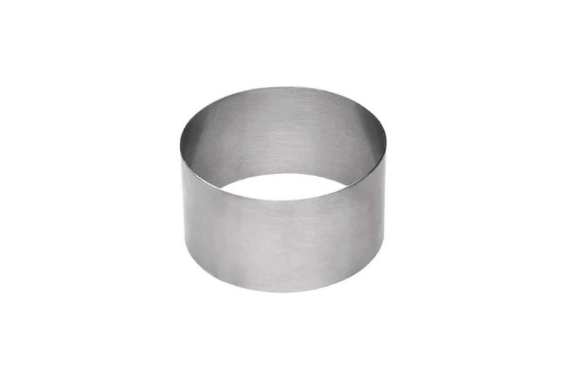 Cercle à pâtisserie De Buyer rond inox hauteur 4,5cm