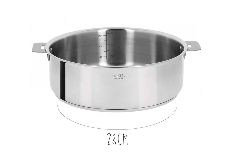 Sauteuse Cristel Casteline Amovible en inox