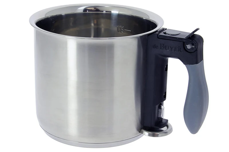 Cuiseur bain-marie De Buyer double-paroi en inox 1,5L