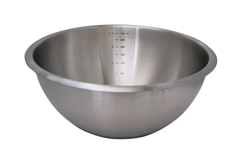 Bassine patissière demi sphère De Buyer Cul-de-Poule inox revêtement silicone
