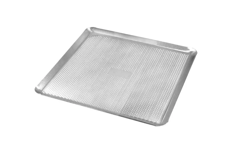 Plaque pâtissière perforée Gobel aluminium avec rebords