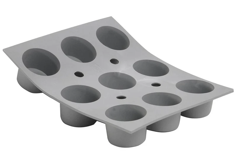 Moule à mini muffins en silicone De Buyer Elastomoule 9 ou 15 alvéoles