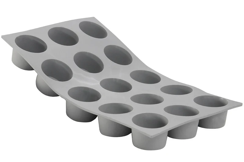 Moule à mini muffins en silicone De Buyer Elastomoule 9 ou 15 alvéoles