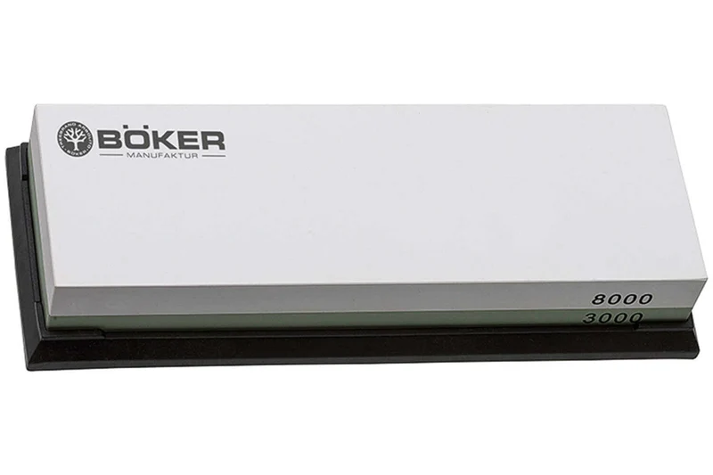 Pierre à aiguiser Boker double face 3000/8000 18x6x3cm