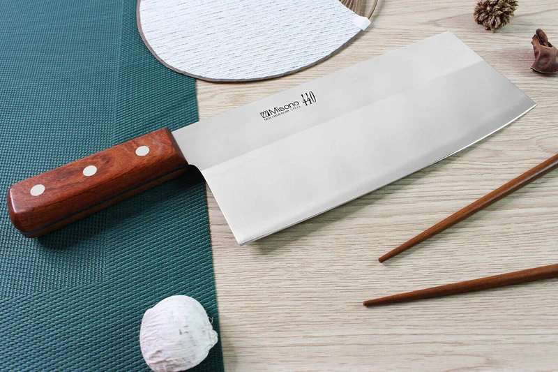 Couteau de chef chinois japonais Misono 440 22cm 490g