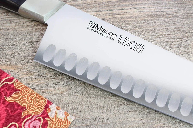 Couteau de chef japonais Misono UX10 alvéolé 30cm